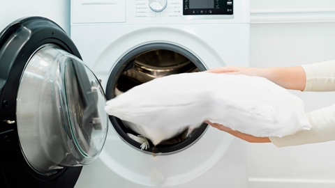 Kussen wassen in de wasmachine